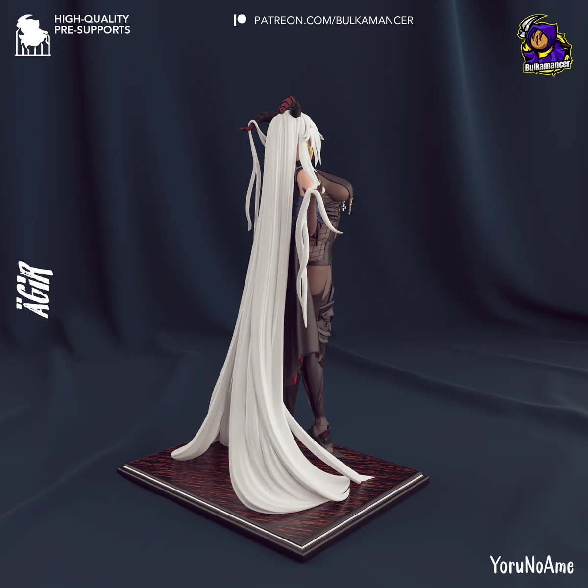 Agir | Fan Art | 3D Printed Resin Model Garage Kit | *Un-Painted* | Bulkamancer 4