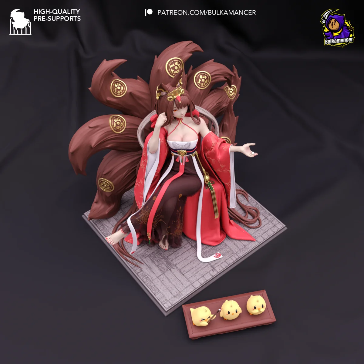 Akagi | Fan Art | 3D Printed Resin Model Garage Kit | *Un-Painted* | Bulkamancer 4