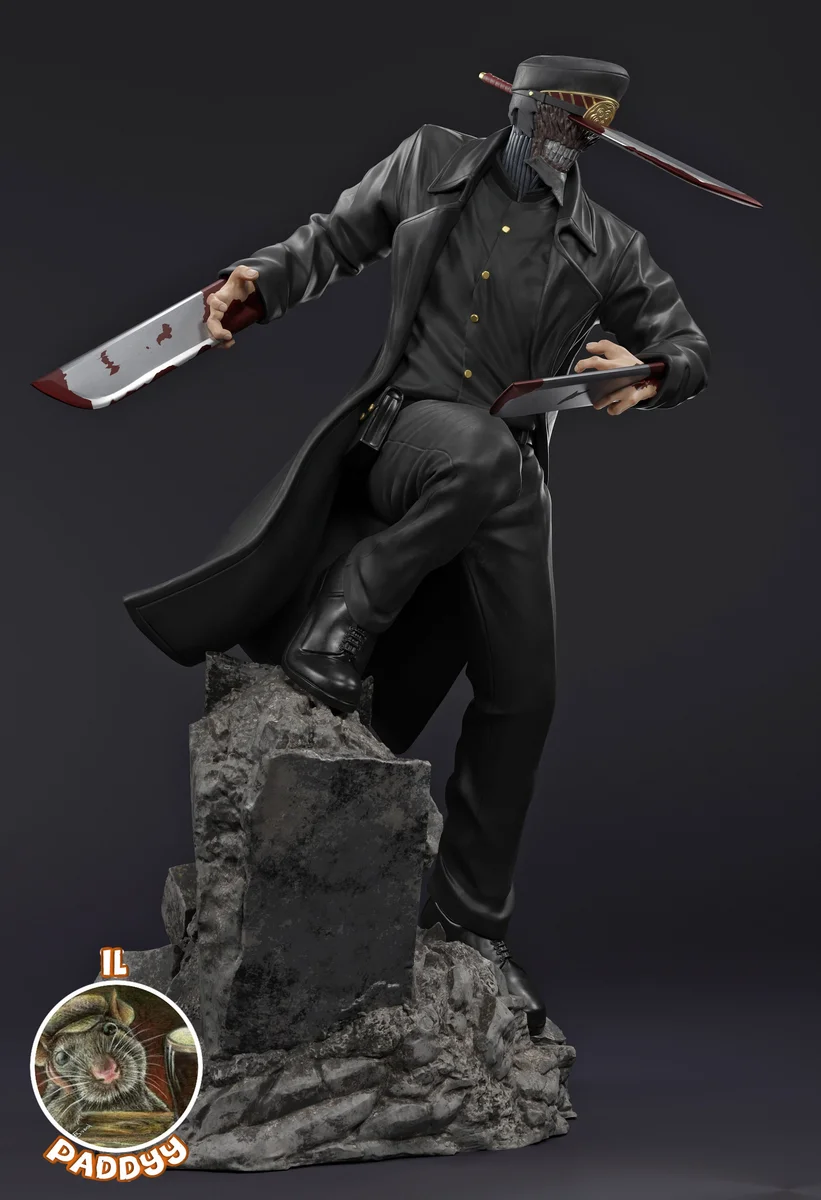 Katana | Fan Art | 3D Printed Resin Model Garage Kit | *Un-Painted* | Il Paddyy 2