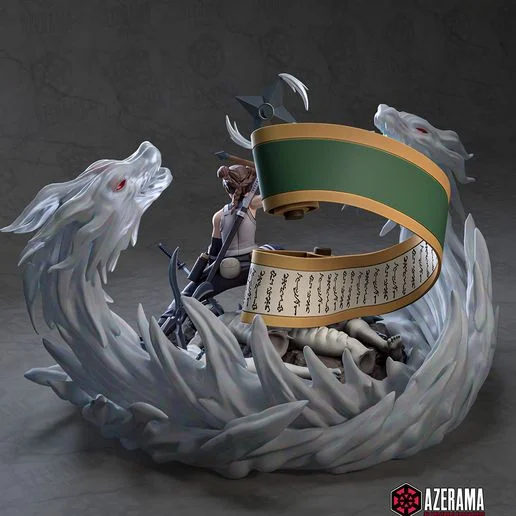 Tenten | Fan Art | 3D Printed Resin Model Garage Kit | *Un-Painted* | Azerama 5