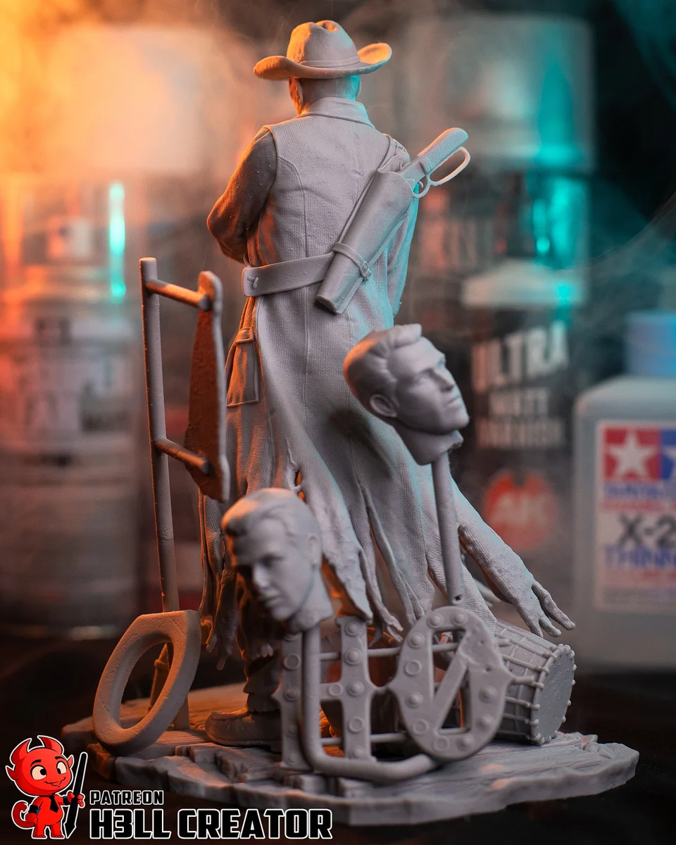 Ghoul | Fan Art | 3D Printed Resin Model Garage Kit | *Un-Painted* | H3LL Creator 12