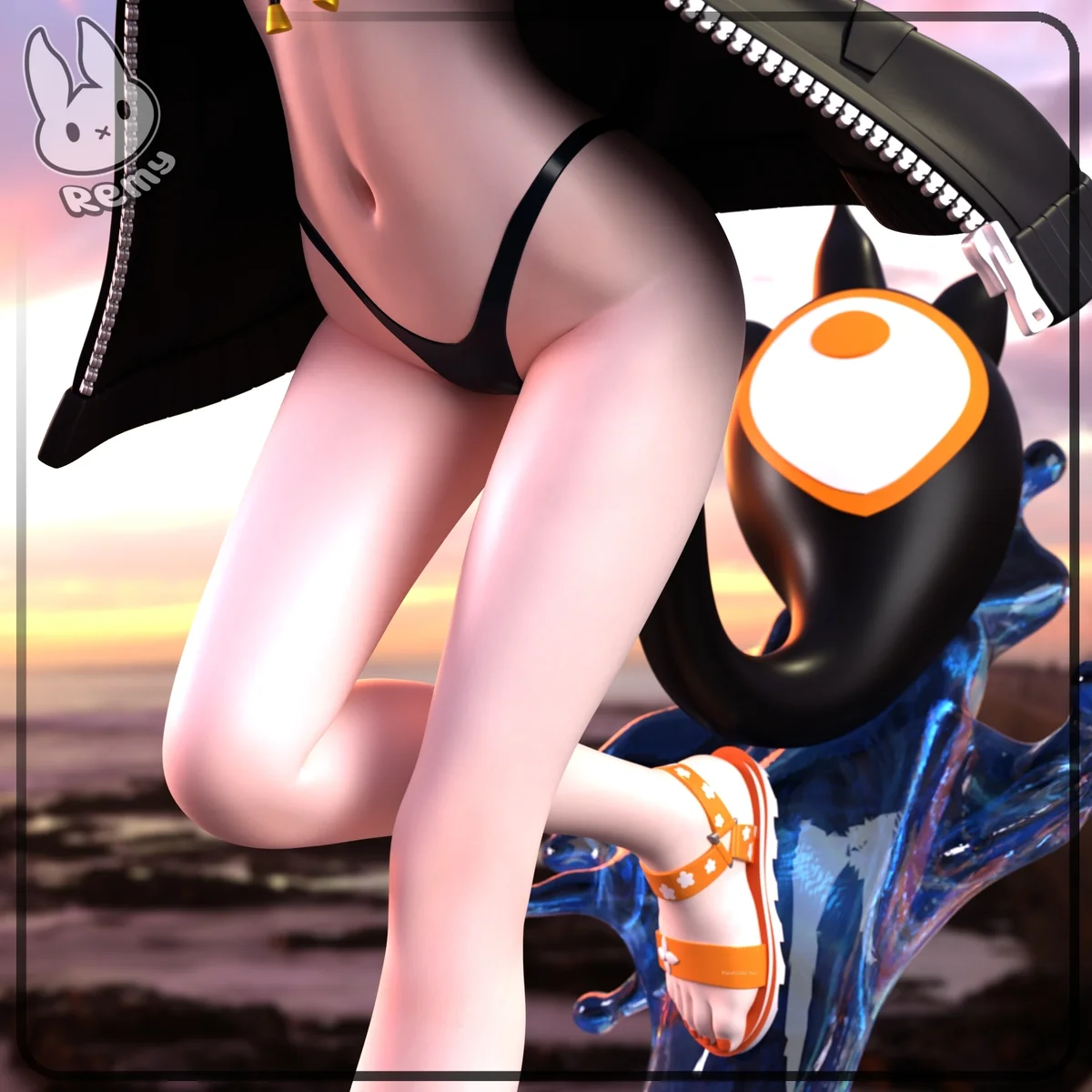 Gigi Murin (Swimsuit) | Fan Art | 3D Printed Resin Model Garage Kit | *Un-Painted* | Remy Sculpts 5
