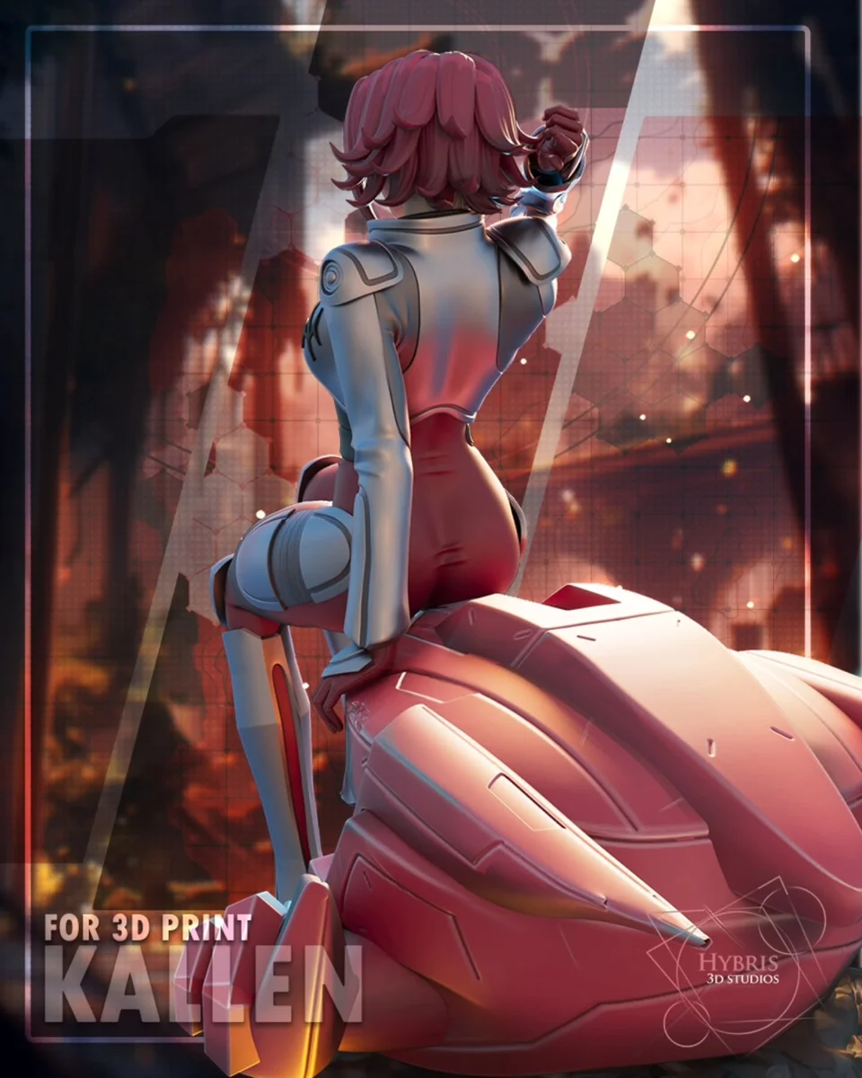 Kallen Stadtfeld | Fan Art | 3D Printed Resin Model Garage Kit | *Un-Painted* | Hybris Studios 8