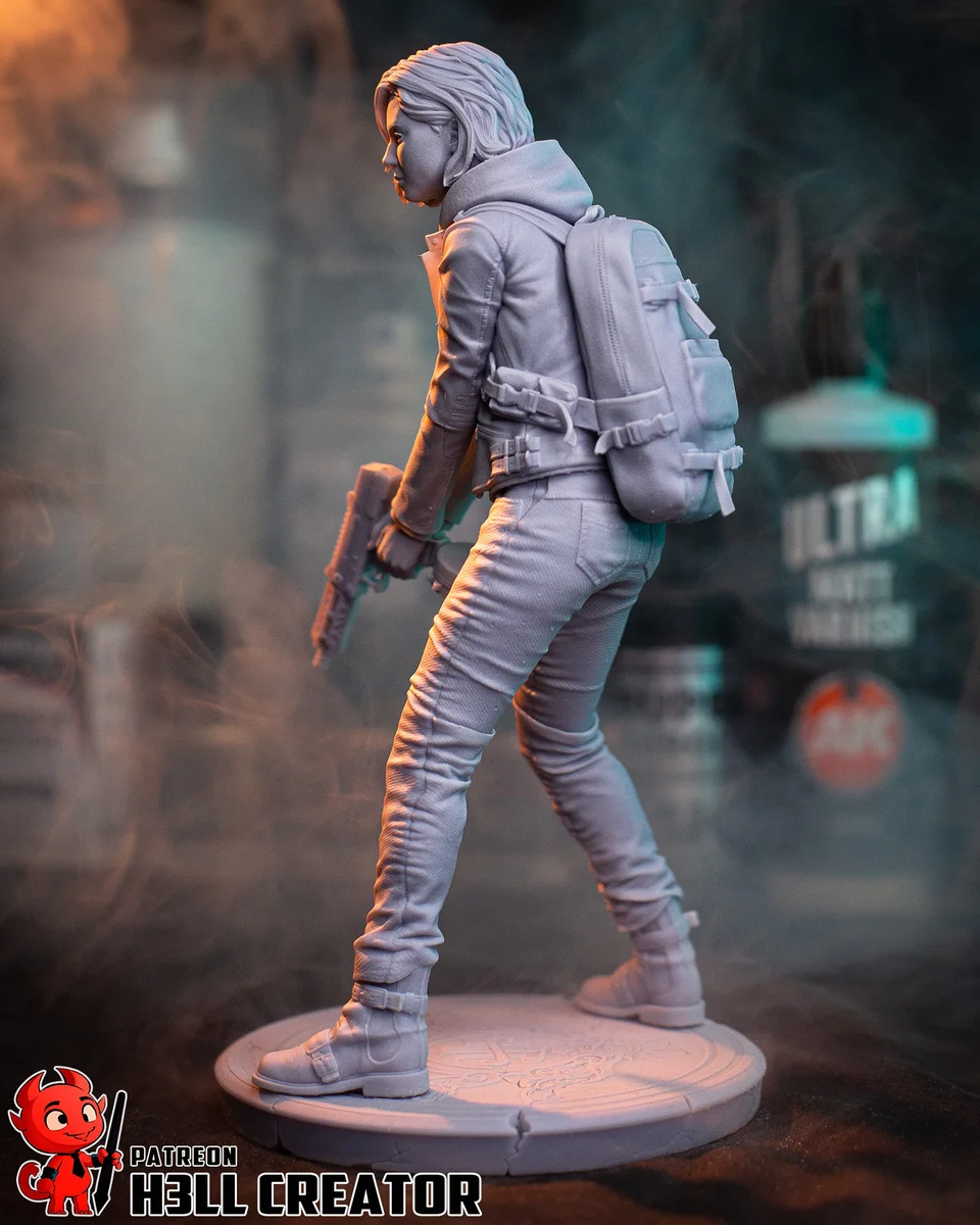 Grace Ashcroft | Fan Art | 3D Printed Resin Model Garage Kit | *Un-Painted* | H3LL Creator 13