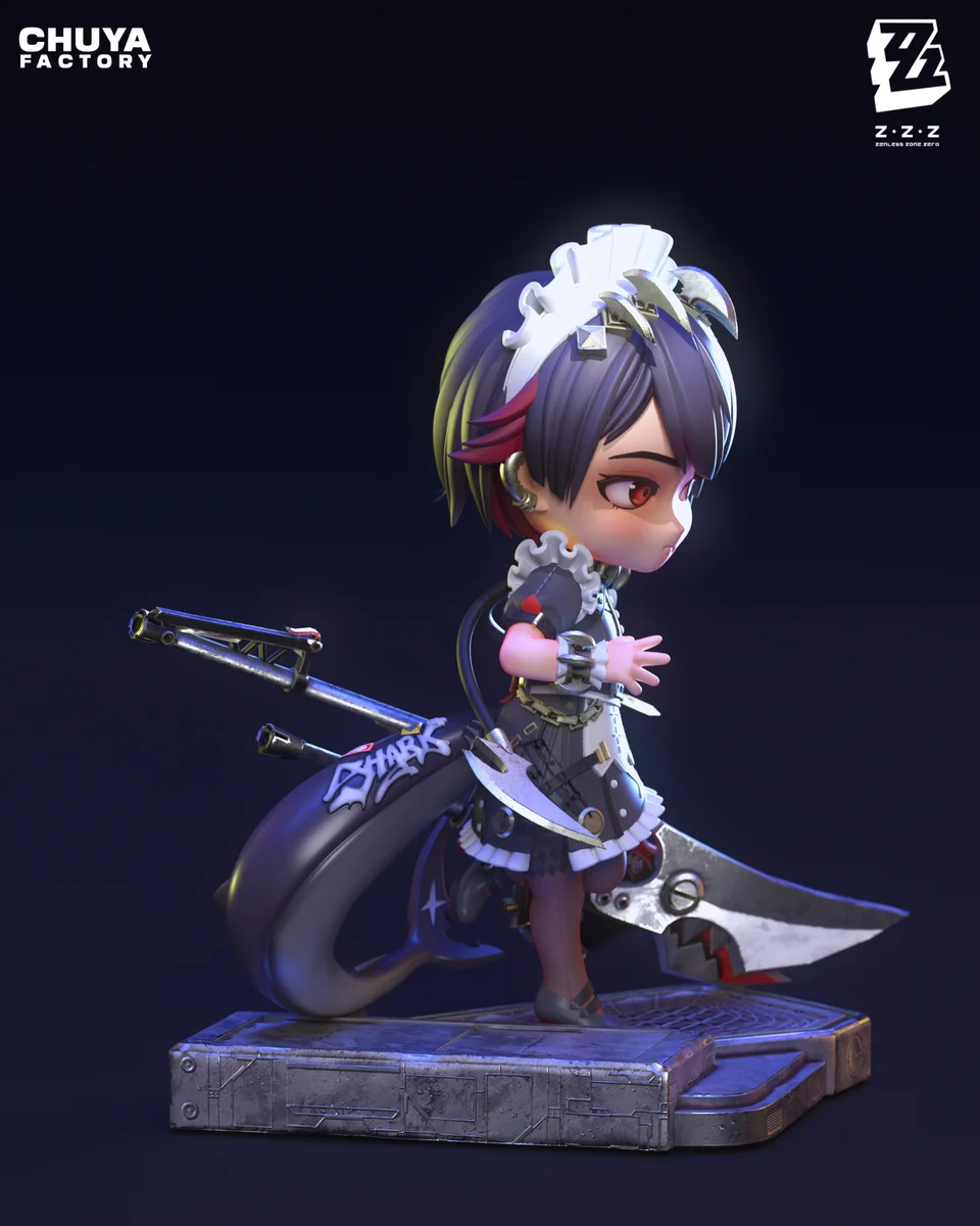 Chibi Ellen Joe | Fan Art | 3D Printed Resin Model Garage Kit | *Un-Painted* | Chuya Factory 8