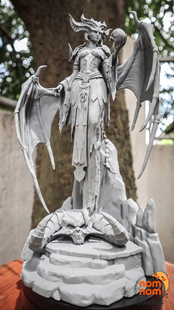 Lilith | Fan Art | 3D Printed Resin Model Garage Kit | *Un-Painted* | Nomnom 7