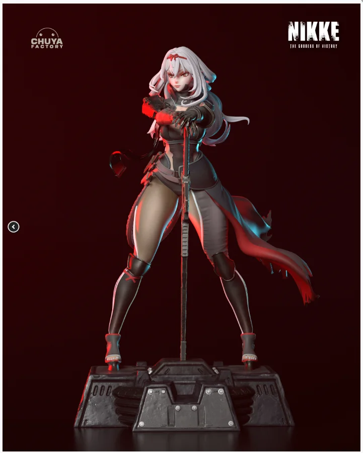 Scarlet | Fan Art | 3D Printed Resin Model Garage Kit | *Un-Painted* | Chuya Factory 4