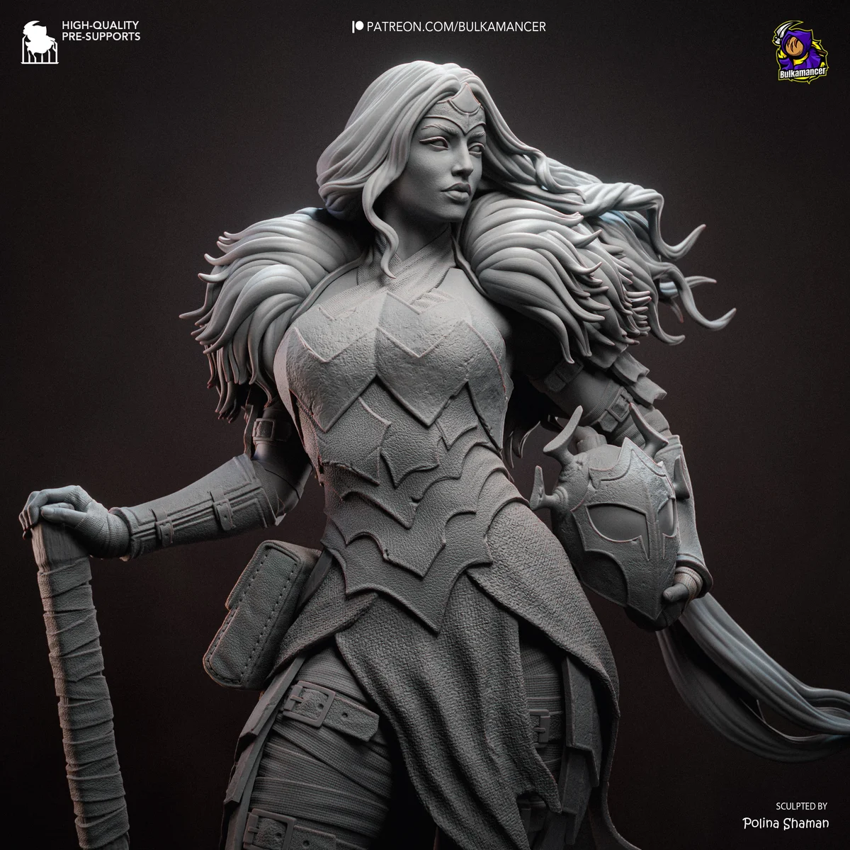 Absolute Wonder Woman | Fan Art | 3D Printed Resin Model Garage Kit | *Un-Painted* | Bulkamancer 6