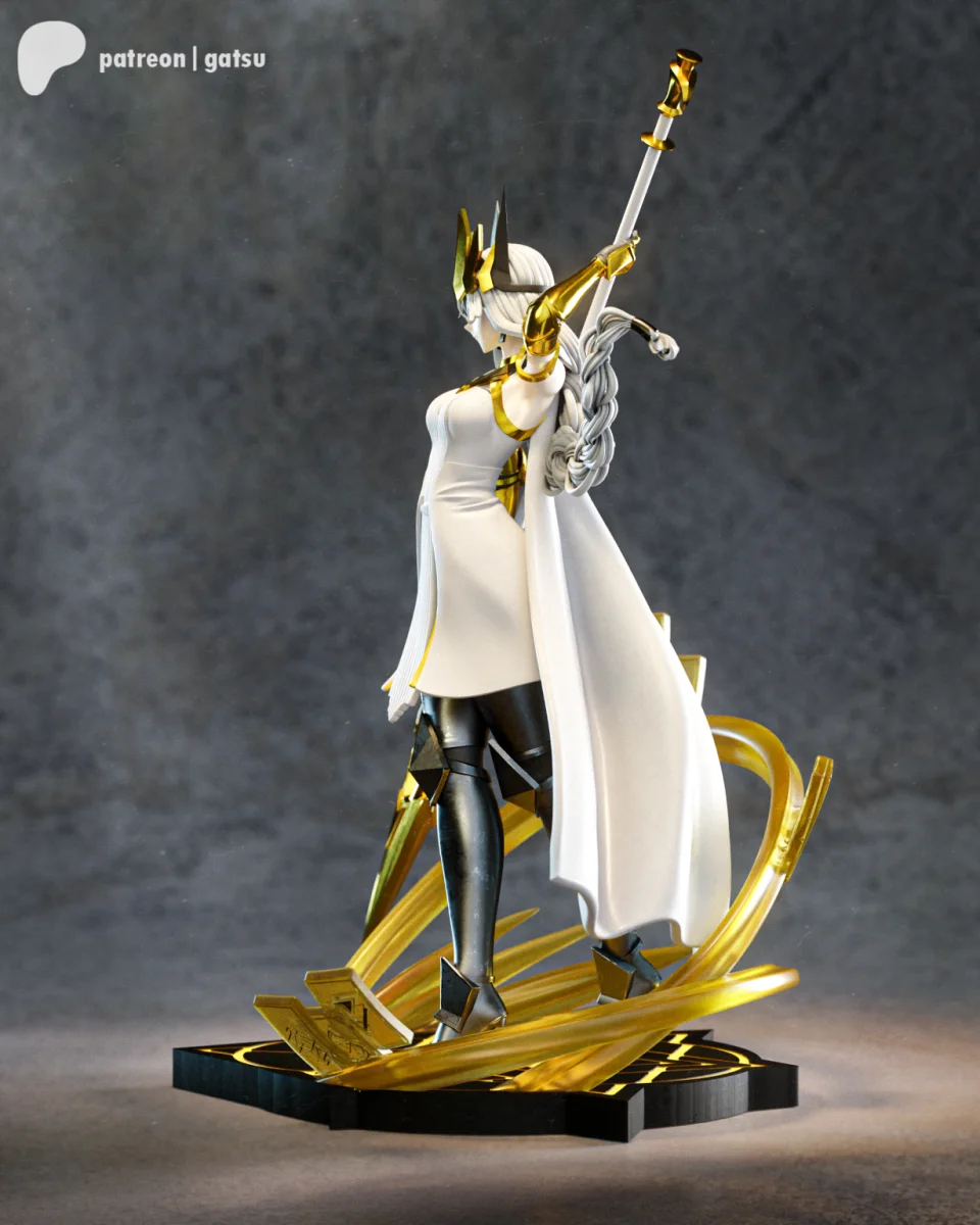 Queen | Fan Art | 3D Printed Resin Model Garage Kit | *Un-Painted* | Gatsu Studios 6