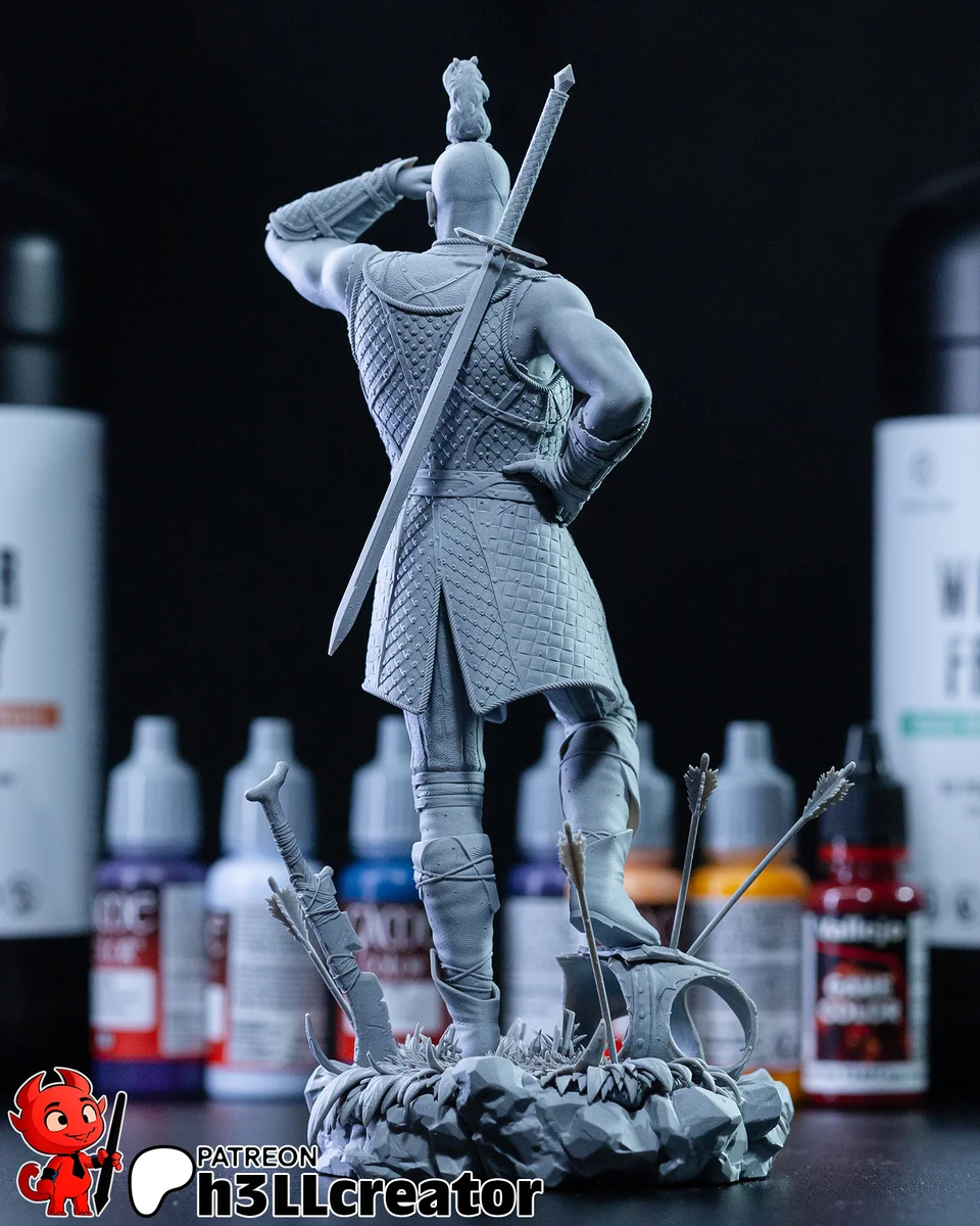 Minsc and Boo | Fan Art | 3D Printed Resin Model Garage Kit | *Un-Painted* | H3LL Creator 9