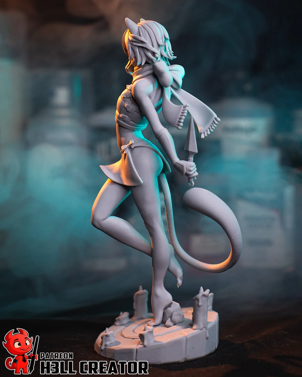 Izutsumi | Fan Art | 3D Printed Resin Model Garage Kit | *Un-Painted* | H3LL Creator 10