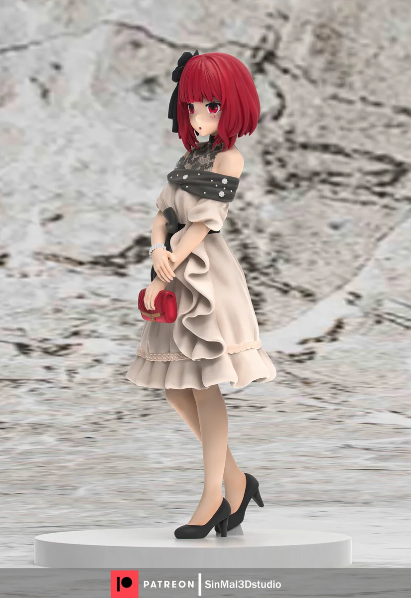 Kana Arima | Fan Art | 3D Printed Resin Model Garage Kit | *Un-Painted* | Sin3Dstudio 6