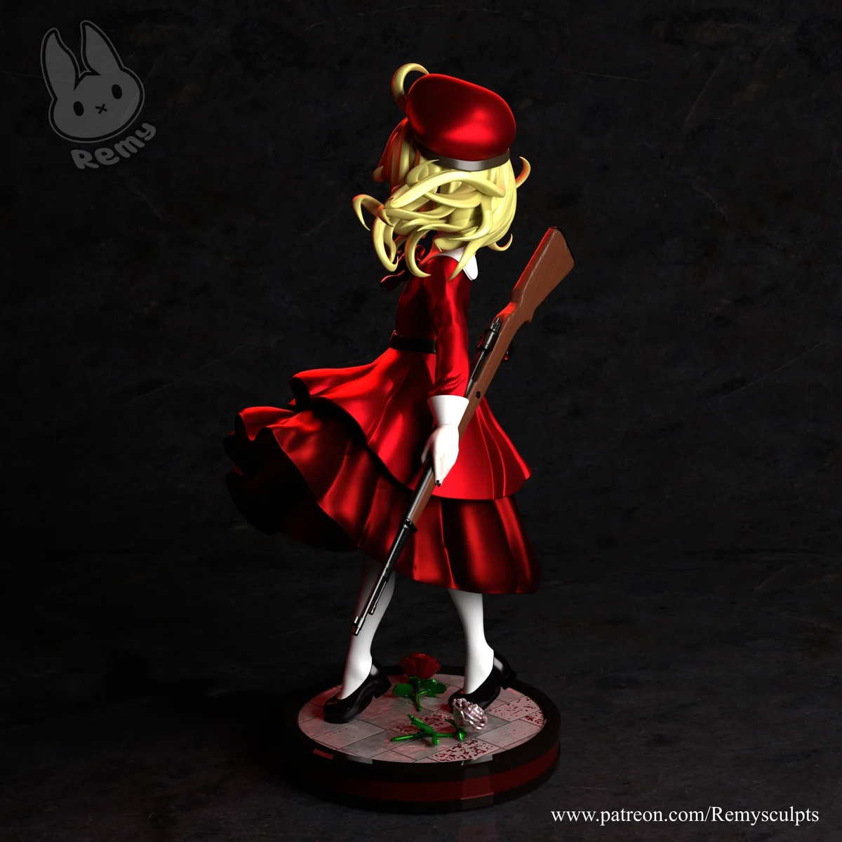 Tanya von Degurechaff | Fan Art | 3D Printed Resin Model Garage Kit | *Un-Painted* | Remy Sculpts 3