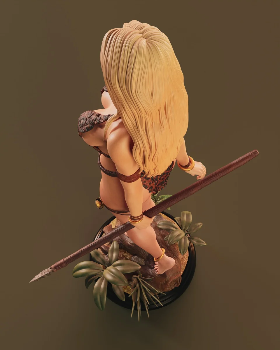 Sheena | Fan Art | 3D Printed Resin Model Garage Kit | *Un-Painted* | Abe3D 9