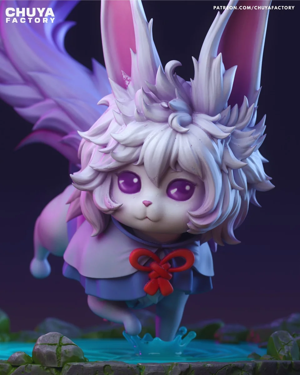 Chibi Fou | Fan Art | 3D Printed Resin Model Garage Kit | *Un-Painted* | Chuya Factory 3
