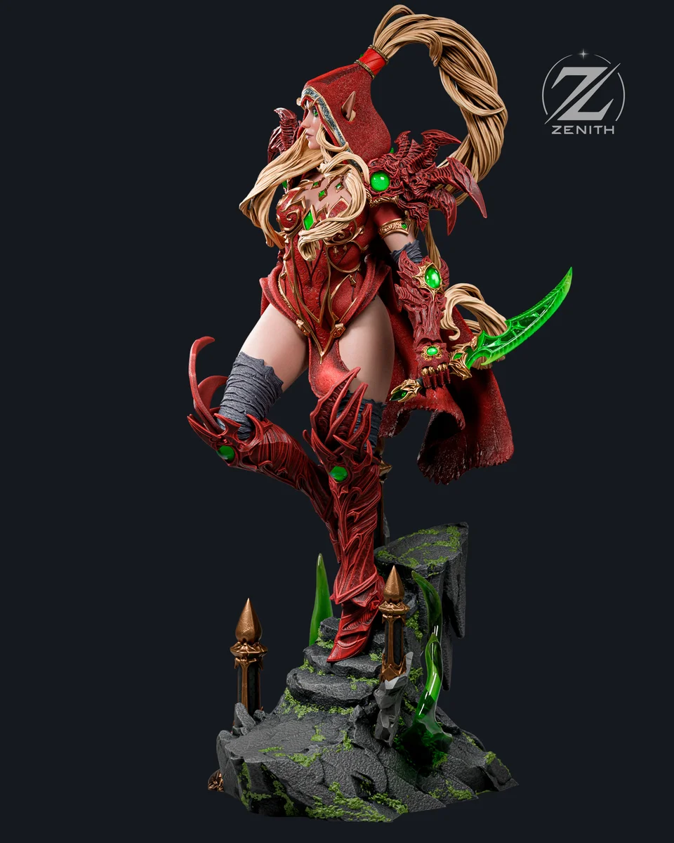 Valeera Sanguinar | Fan Art | 3D Printed Resin Model Garage Kit | *Un-Painted* | Zenith Studios 3