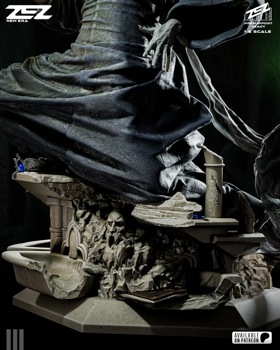 Voldemort | Fan Art | 3D Printed Resin Model Garage Kit | *Un-Painted* | ZEZ Studio 8
