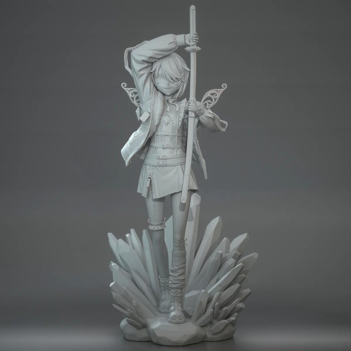 Koseki Bijou | Fan Art | 3D Printed Resin Model Garage Kit | *Un-Painted* | Inari Figure 6