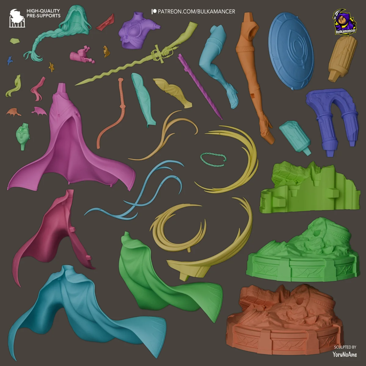 Saint Seiros | Fan Art | 3D Printed Resin Model Garage Kit | *Un-Painted* | Bulkamancer 5