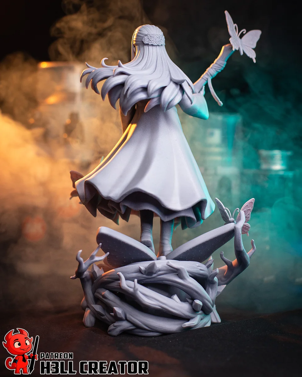 Fern | Fan Art | 3D Printed Resin Model Garage Kit | *Un-Painted* | H3LL Creator 12