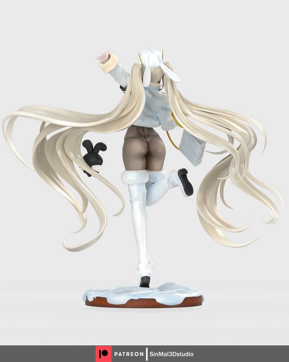 Blanc | Fan Art | 3D Printed Resin Model Garage Kit | *Un-Painted* | Sin3Dstudio 7