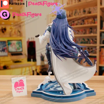 Saori | Fan Art | 3D Printed Resin Model Garage Kit | *Un-Painted* | Peach Figure 3