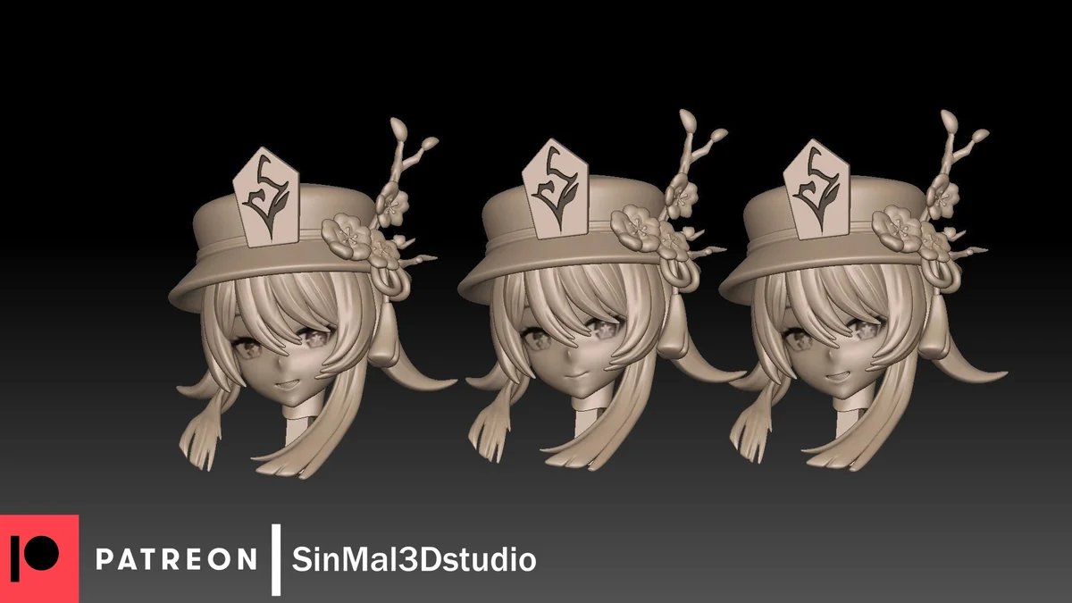 Hu Tao | Fan Art | 3D Printed Resin Model Garage Kit | *Un-Painted* | Sin3Dstudio 5