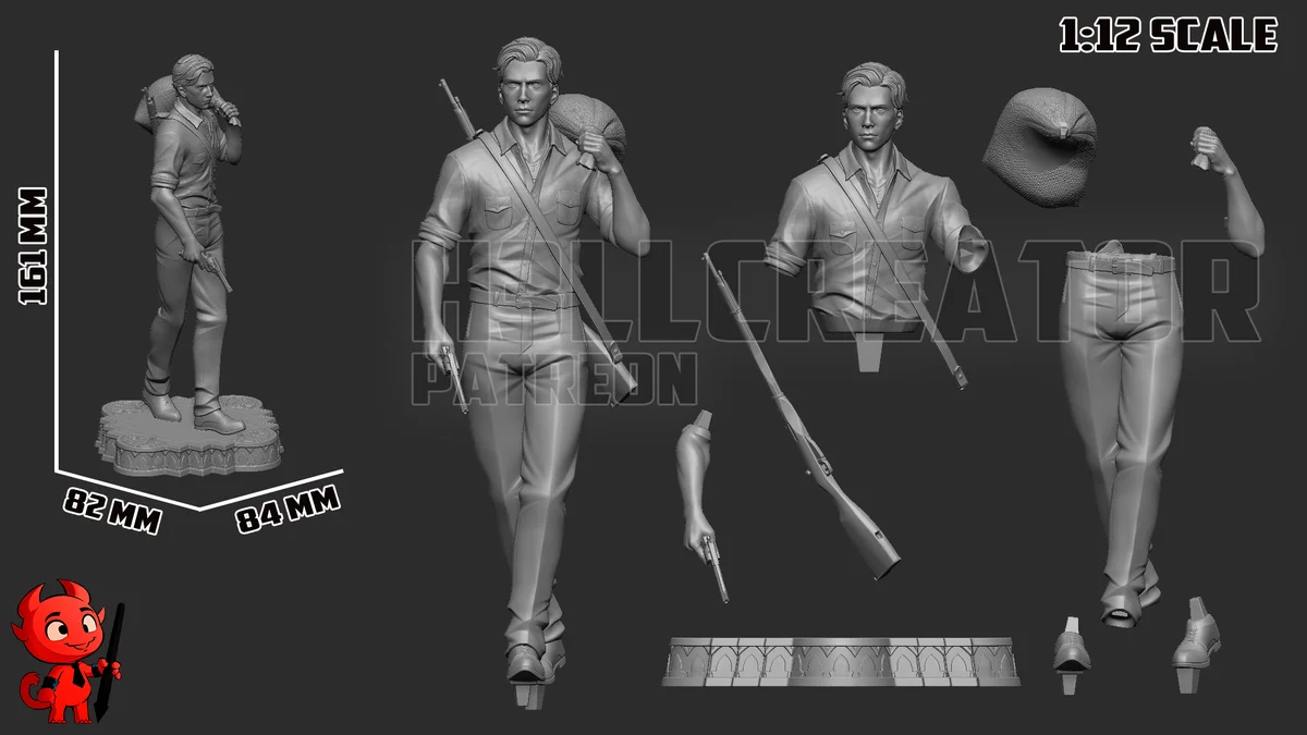 Enzo Favara | Fan Art | 3D Printed Resin Model Garage Kit | *Un-Painted* | H3LL Creator 11