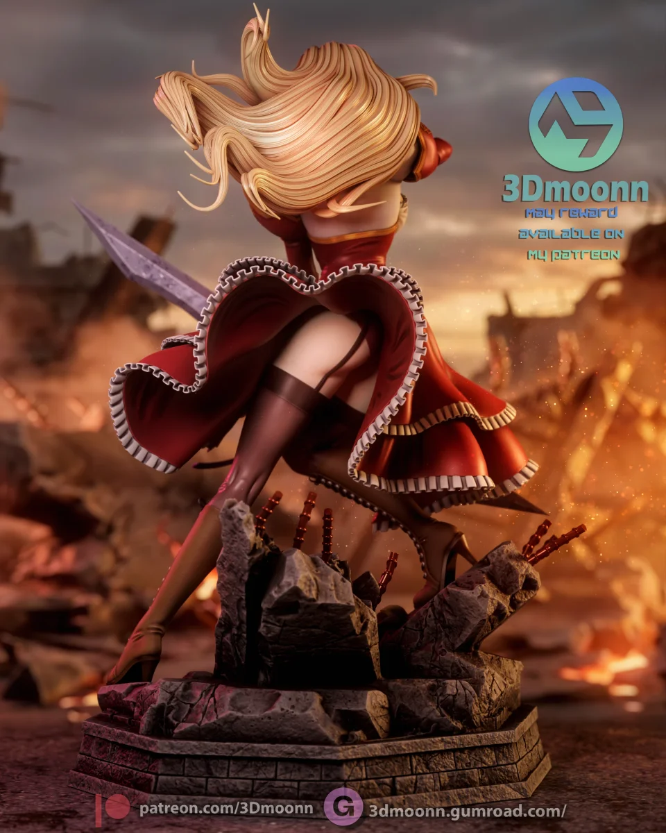 Satellizer L Bridget | Fan Art | 3D Printed Resin Model Garage Kit | *Un-Painted* | 3DMoonn 6