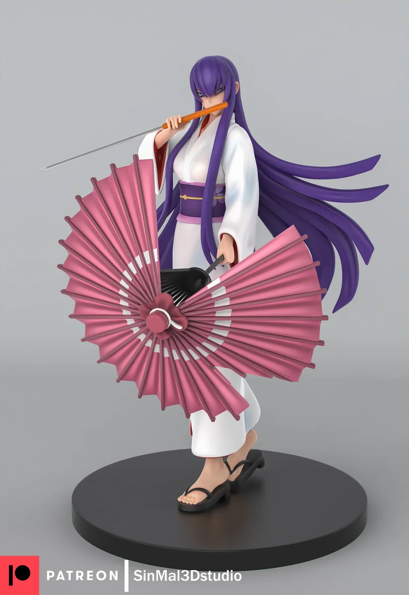 Saeko Busujima | Fan Art | 3D Printed Resin Model Garage Kit | *Un-Painted* | Sin3Dstudio 3