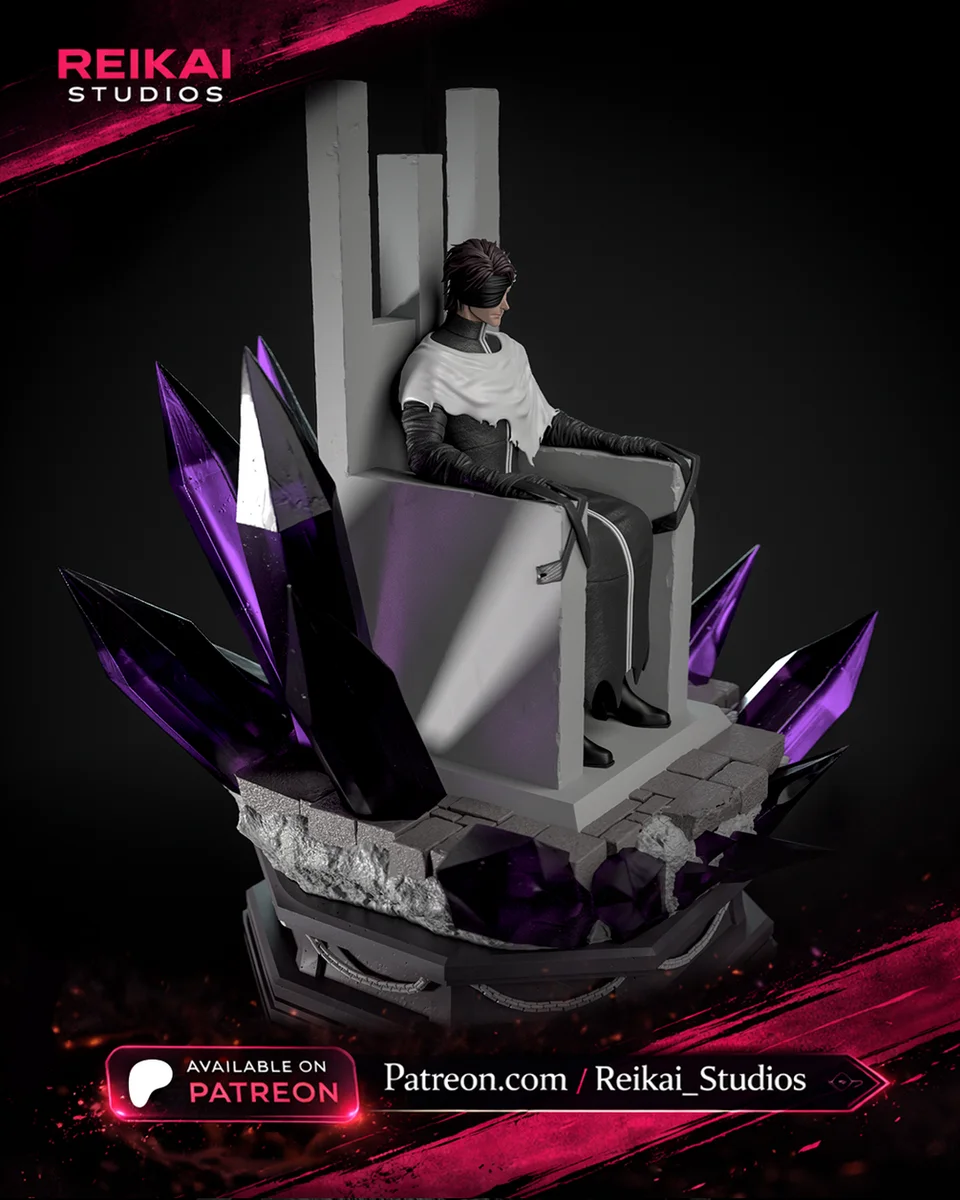 Aizen - Bleach | Fan Art | 3D Printed Resin Model Garage Kit | *Un-Painted* | Rechtag 3