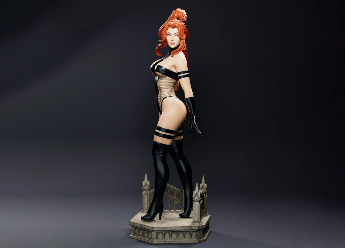 Avengelyne | Fan Art | 3D Printed Resin Model Garage Kit | *Un-Painted* | Abe3D 3