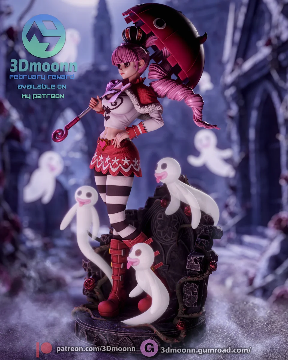 Perona | Fan Art | 3D Printed Resin Model Garage Kit | *Un-Painted* | 3DMoonn 3