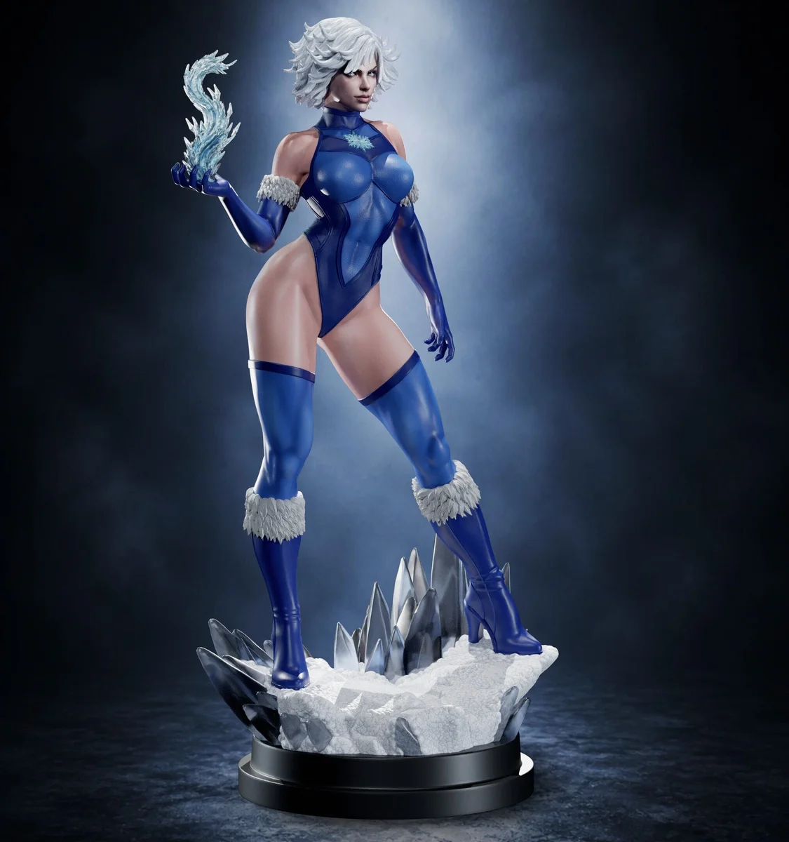 Killer Frost | Fan Art | 3D Printed Resin Model Garage Kit | *Un-Painted* | Abe3D 8