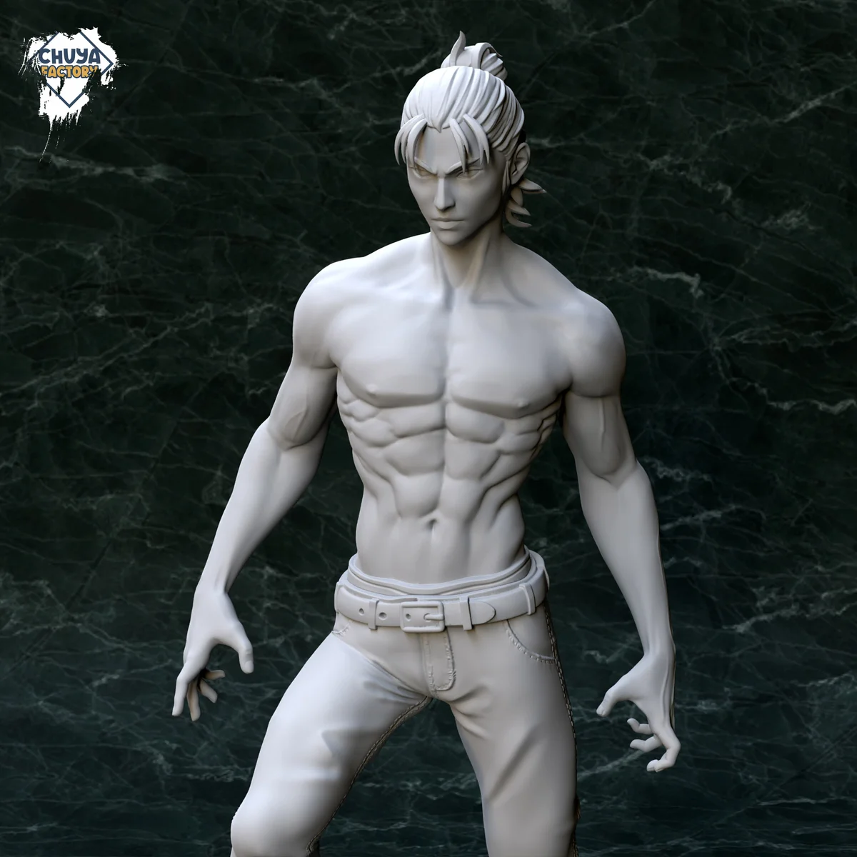 Eren Jaeger | Fan Art | 3D Printed Resin Model Garage Kit | *Un-Painted* | Chuya Factory 5