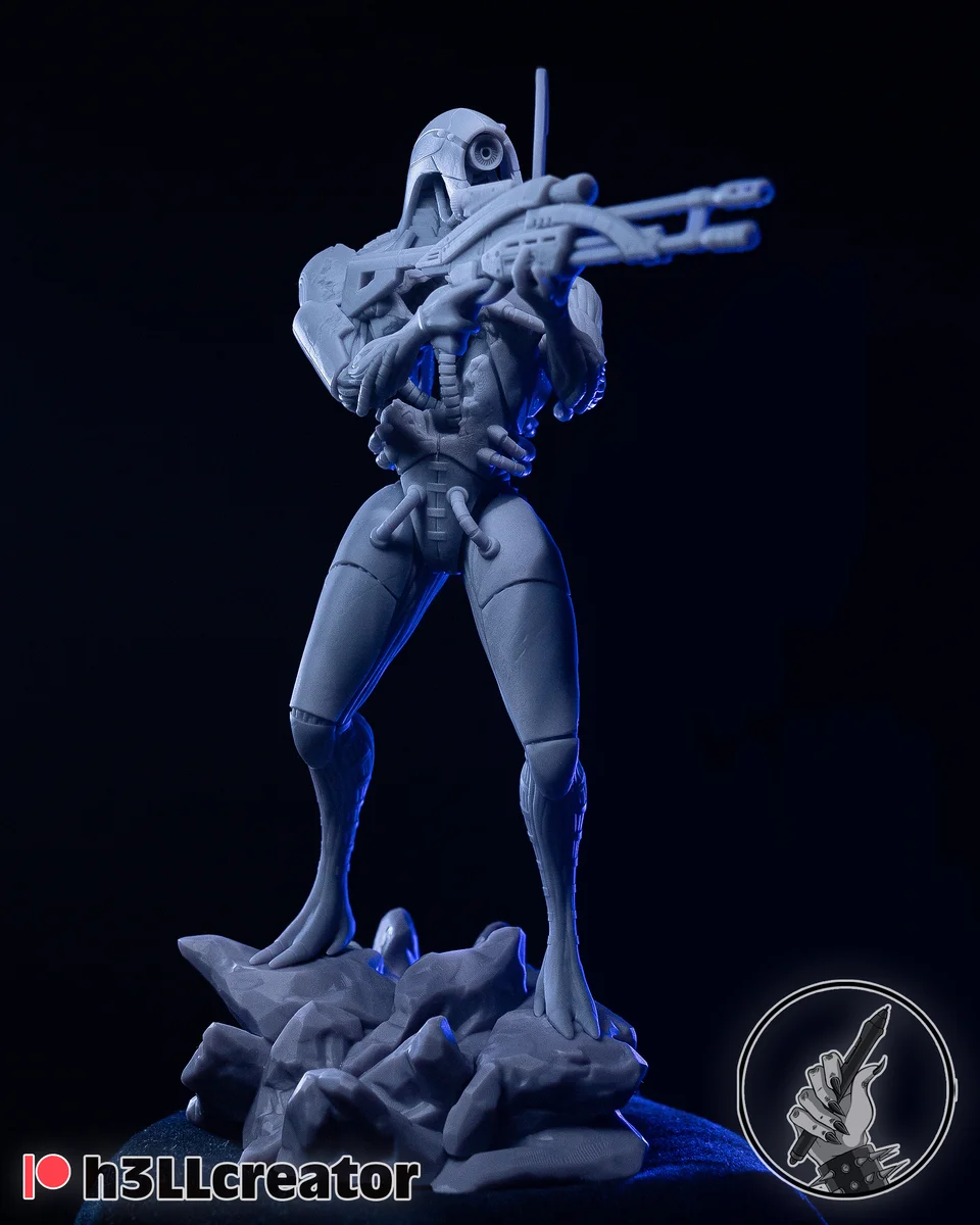 Legion | Fan Art | 3D Printed Resin Model Garage Kit | *Un-Painted* | H3LL Creator 3