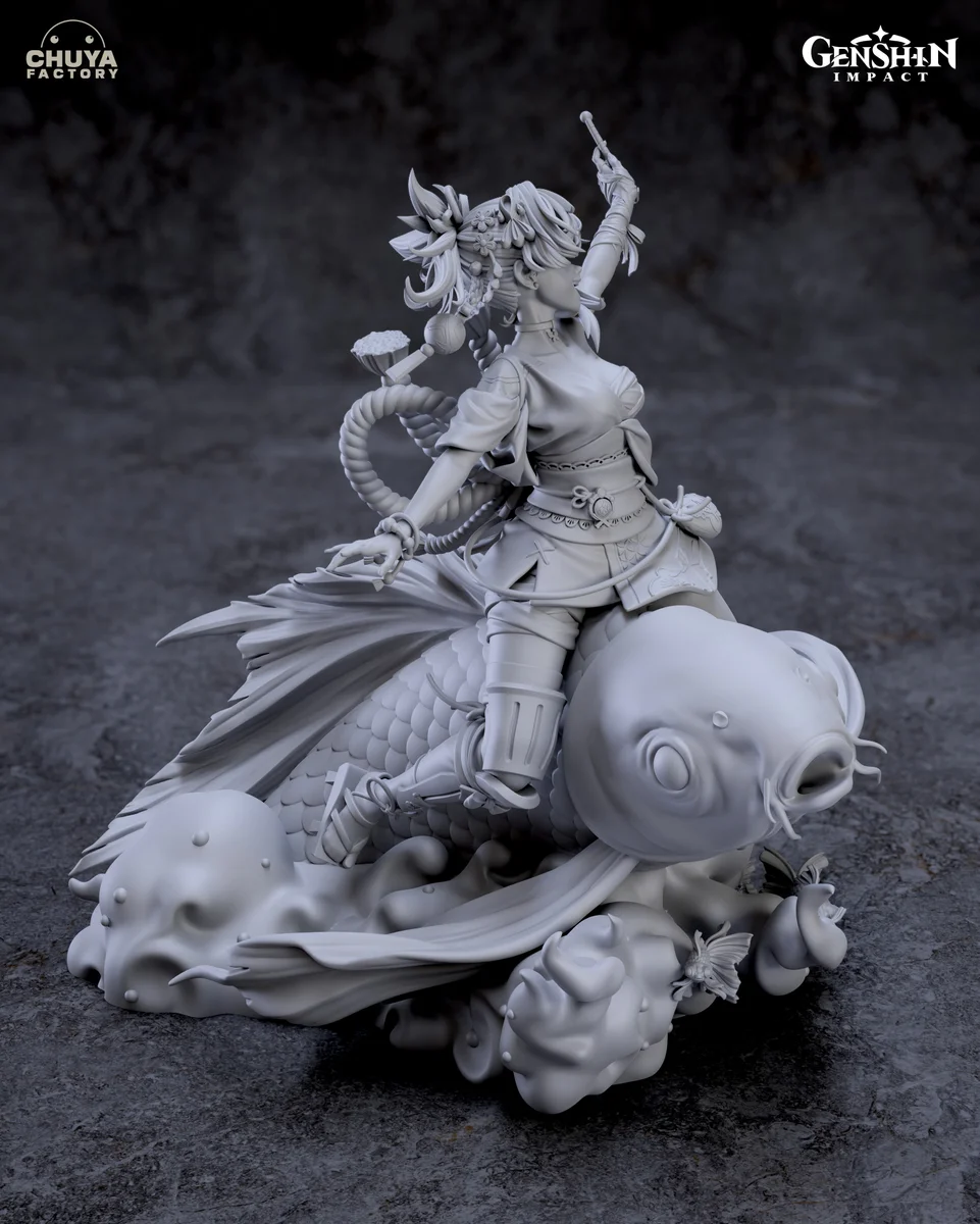 Yoimiya | Fan Art | 3D Printed Resin Model Garage Kit | *Un-Painted* | Chuya Factory 8