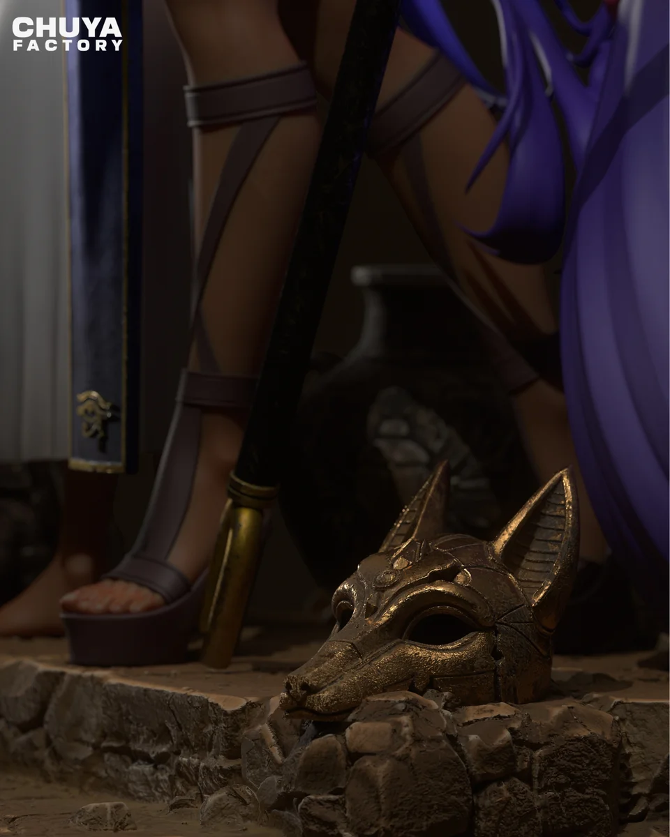 Nitocris | Fan Art | 3D Printed Resin Model Garage Kit | *Un-Painted* | Chuya Factory 12
