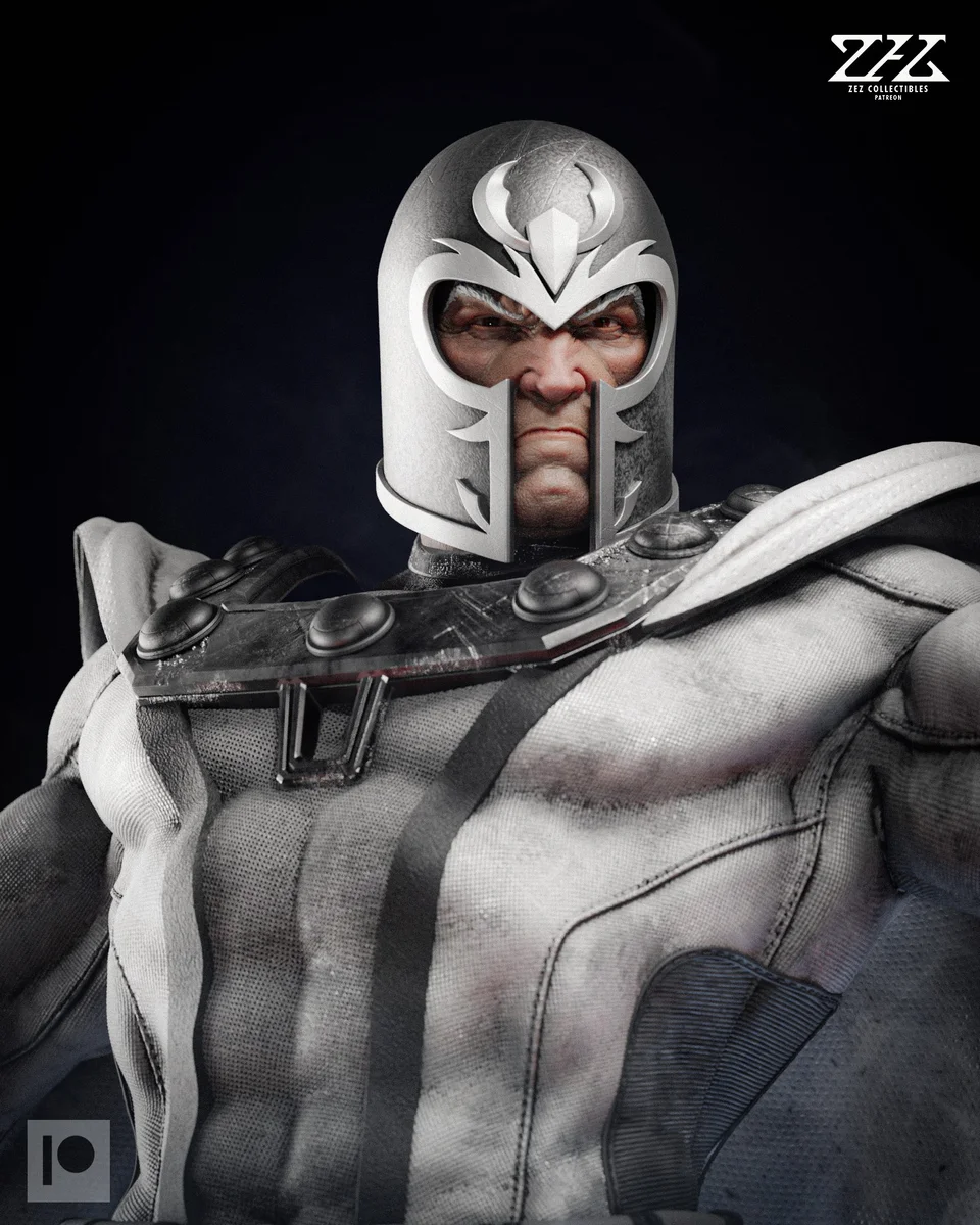 Magneto | Fan Art | 3D Printed Resin Model Garage Kit | *Un-Painted* | ZEZ Studio