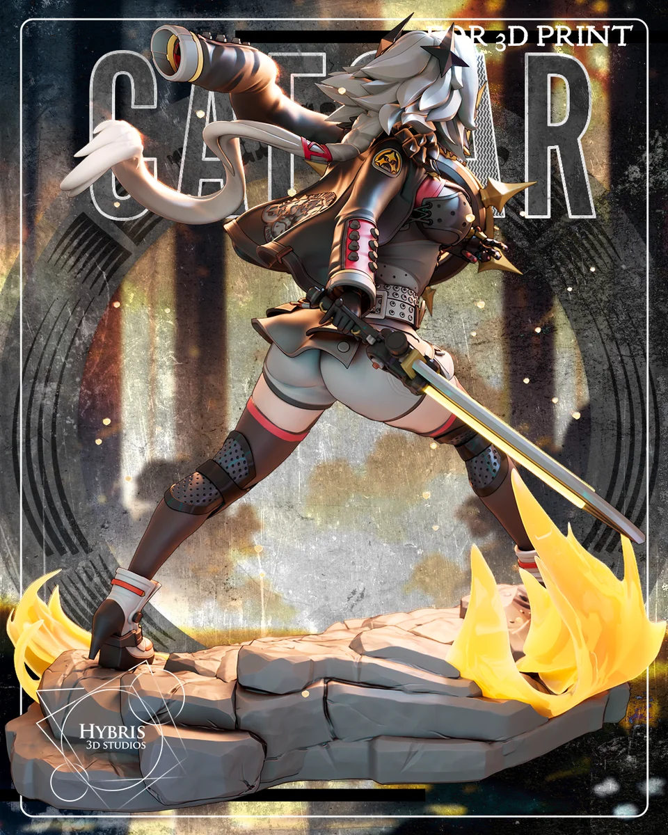 Caesar King | Fan Art | 3D Printed Resin Model Garage Kit | *Un-Painted* | Hybris Studios 5