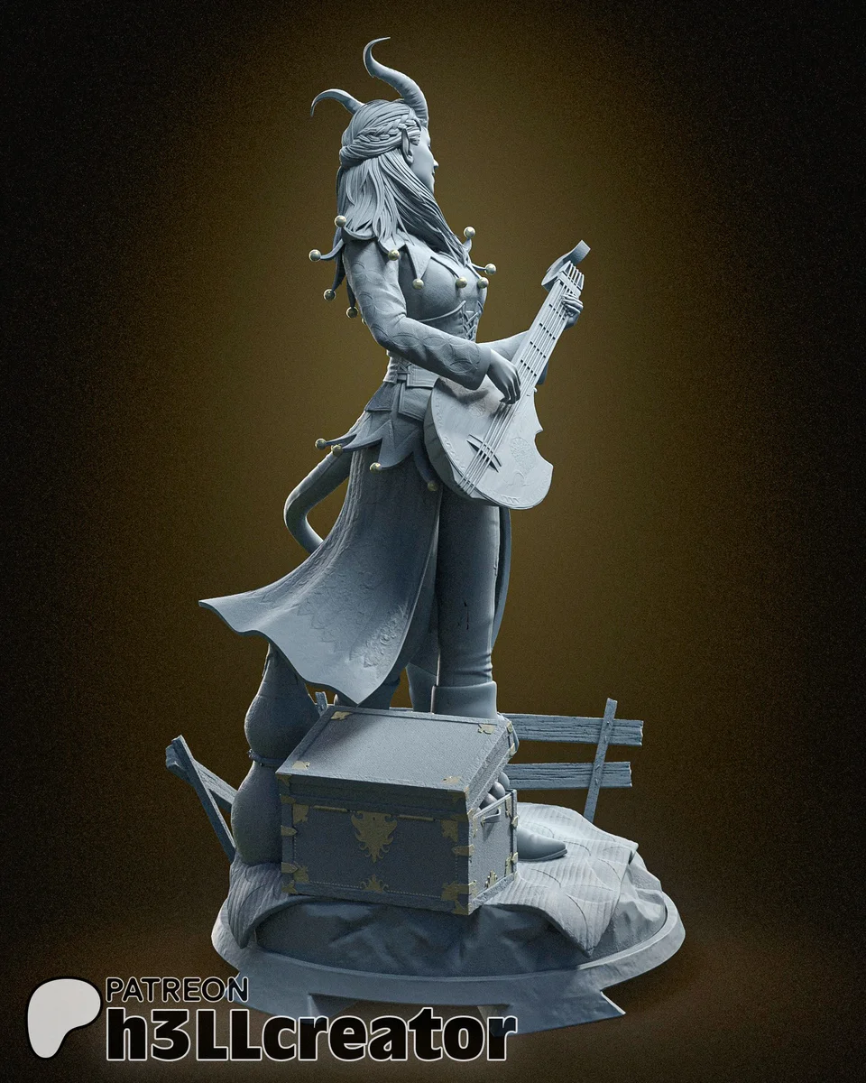 Alfira | Fan Art | 3D Printed Resin Model Garage Kit | *Un-Painted* | H3LL Creator 9