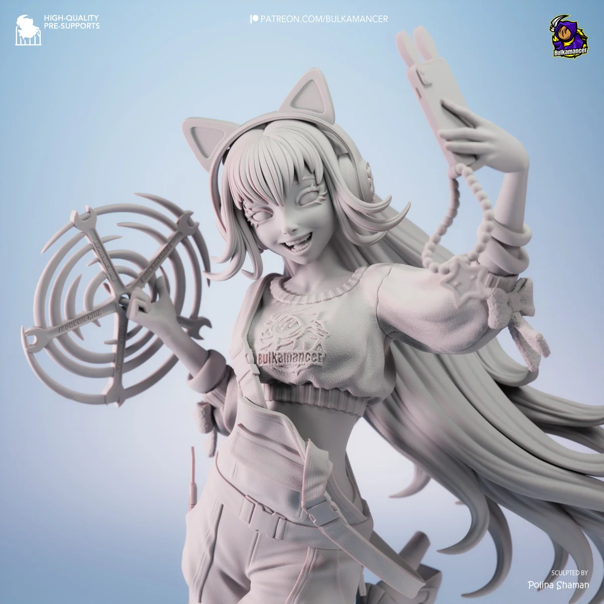 Safie | Fan Art | 3D Printed Resin Model Garage Kit | *Un-Painted* | Bulkamancer 6