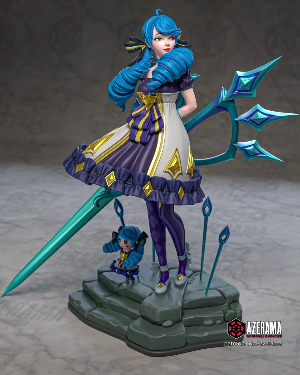 Gwen | Fan Art | 3D Printed Resin Model Garage Kit | *Un-Painted* | Azerama 2