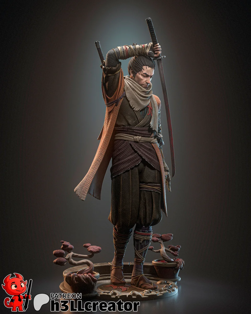 Wolf | Fan Art | 3D Printed Resin Model Garage Kit | *Un-Painted* | H3LL Creator 9