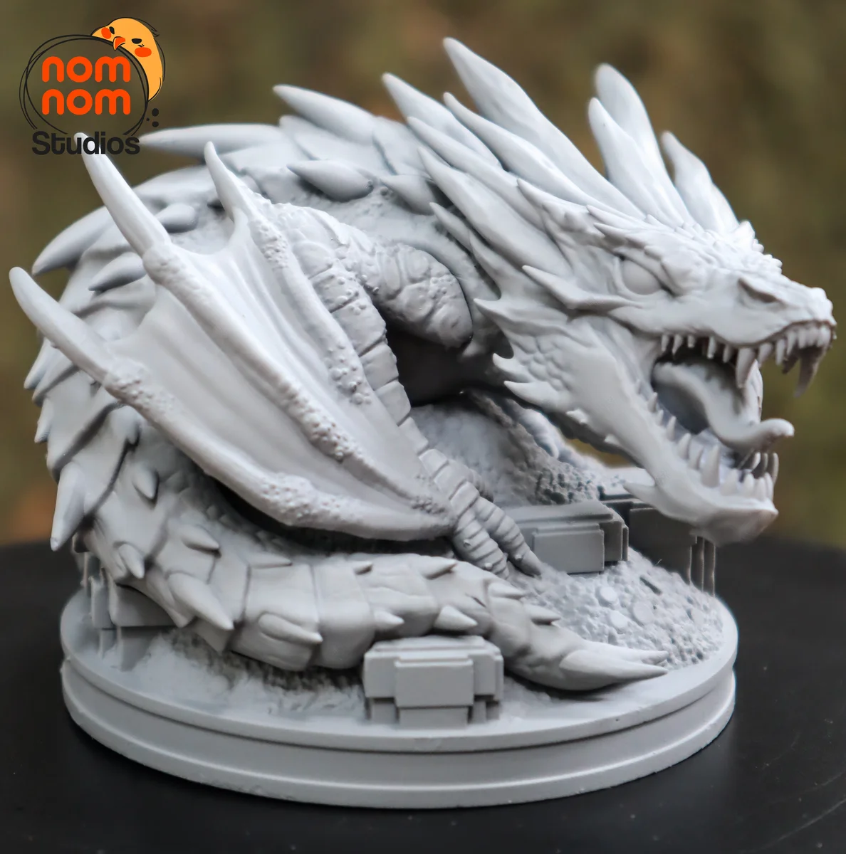 Chibi Tiny Smaug | Fan Art | 3D Printed Resin Model Garage Kit | *Un-Painted* | Nomnom 4