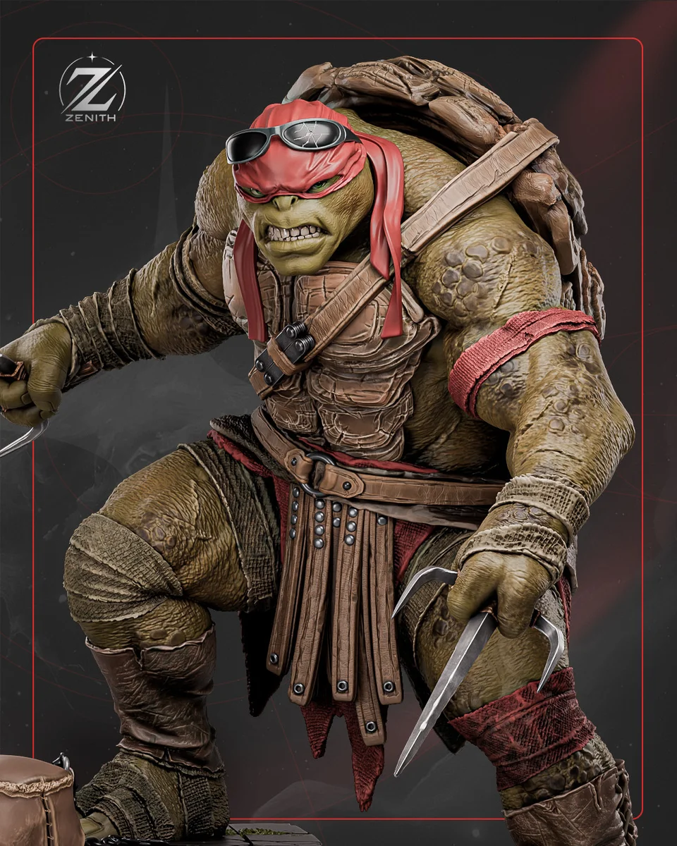 Raphael TMNT | Fan Art | 3D Printed Resin Model Garage Kit | *Un-Painted* | Zenith Studios 4