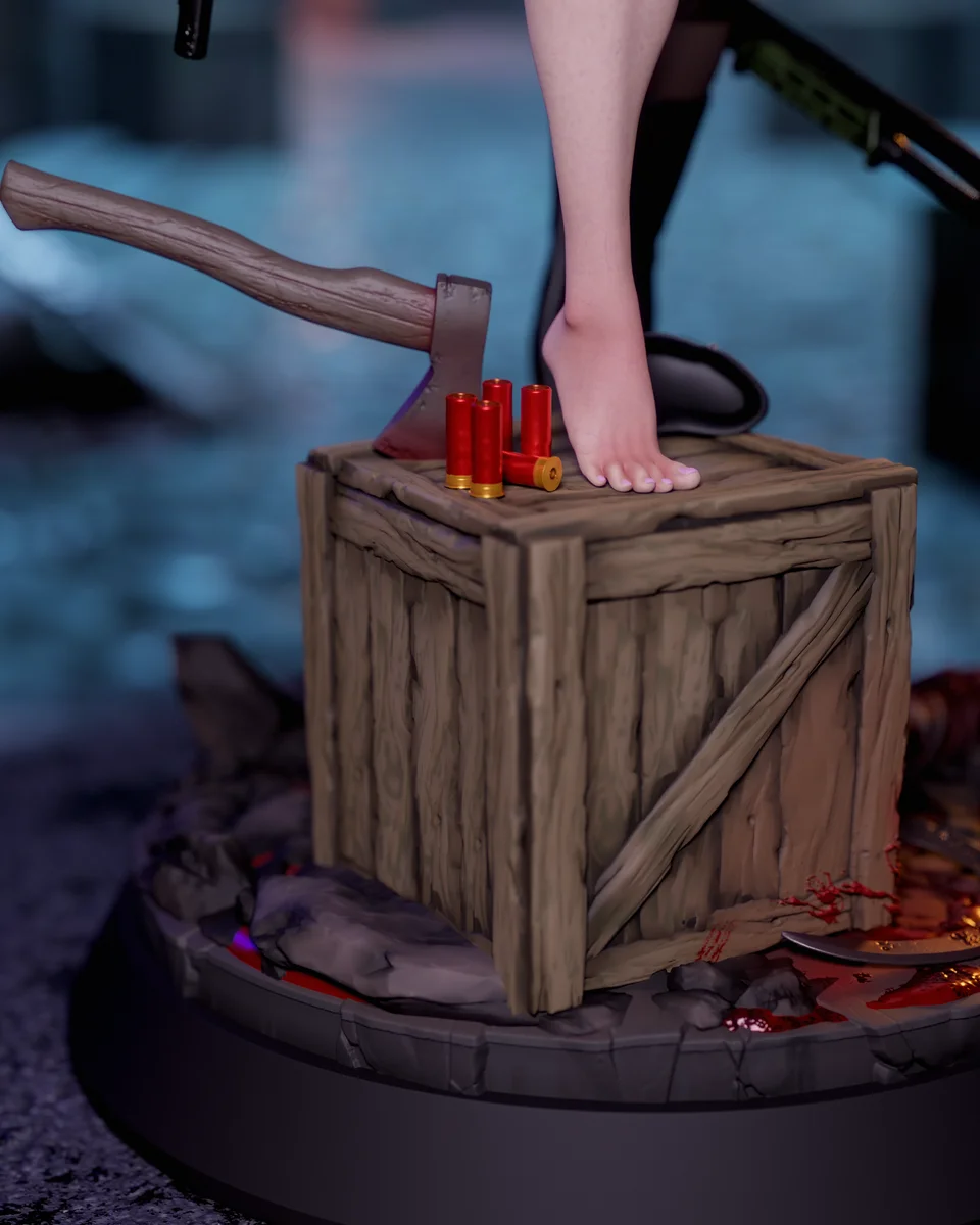 Ada Wong | Fan Art | 3D Printed Resin Model Garage Kit | *Un-Painted* | Momoji 6