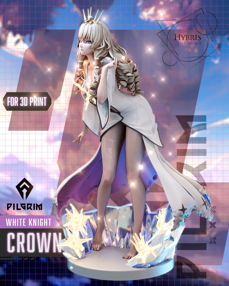 Crown | Fan Art | 3D Printed Resin Model Garage Kit | *Un-Painted* | Hybris Studios 3