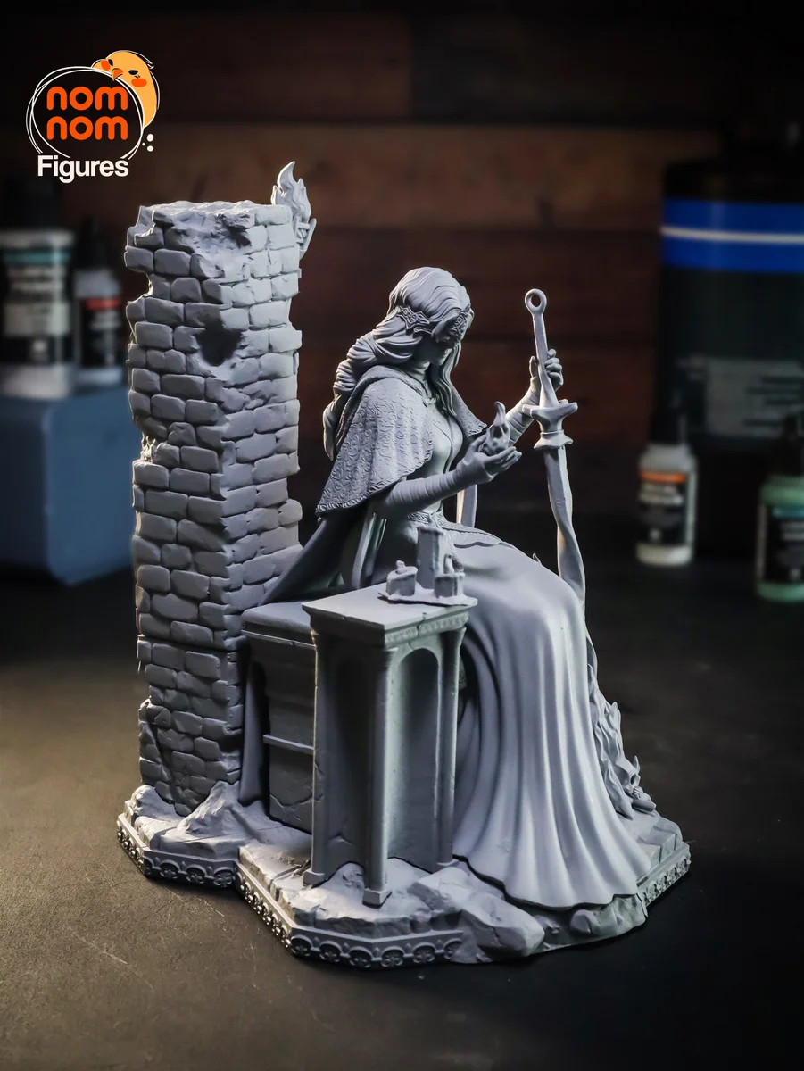 Fire keeper | Fan Art | 3D Printed Resin Model Garage Kit | *Un-Painted* | Nomnom 10