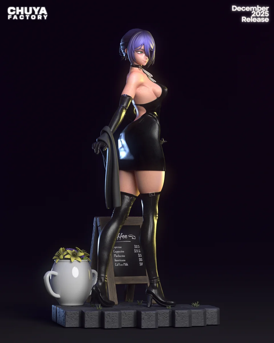 Reze | Fan Art | 3D Printed Resin Model Garage Kit | *Un-Painted* | Chuya Factory 5